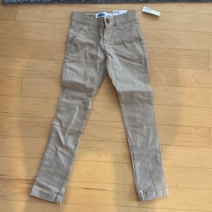 Old Navy 7 slim khaki uniform pants NWT